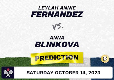 Leylah Annie Fernandez vs. Anna Blinkova Prediction - WTA Hong Kong 2023