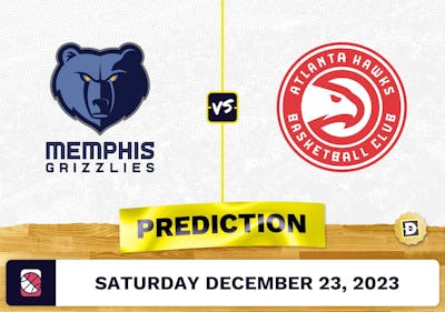 Memphis Grizzlies vs. Atlanta Hawks Prediction, Odds, NBA Picks  [12/23/2023]