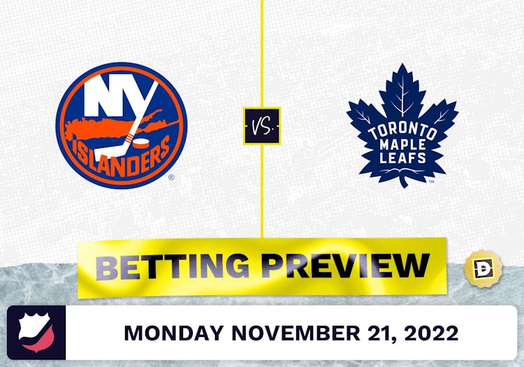 Islanders vs. Maple Leafs Prediction and Odds - Nov 21, 2022