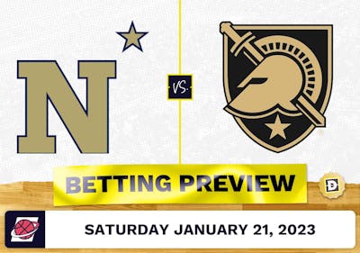 Navy vs. Army CBB Prediction and Odds - Jan 21, 2023