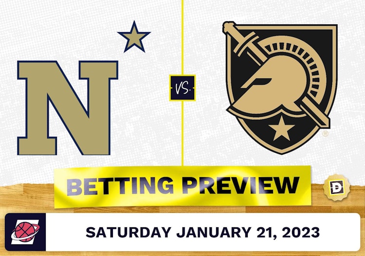 Navy vs. Army CBB Prediction and Odds - Jan 21, 2023