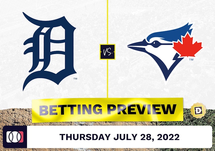Tigers vs. Blue Jays Prediction and Odds - Jul 28, 2022