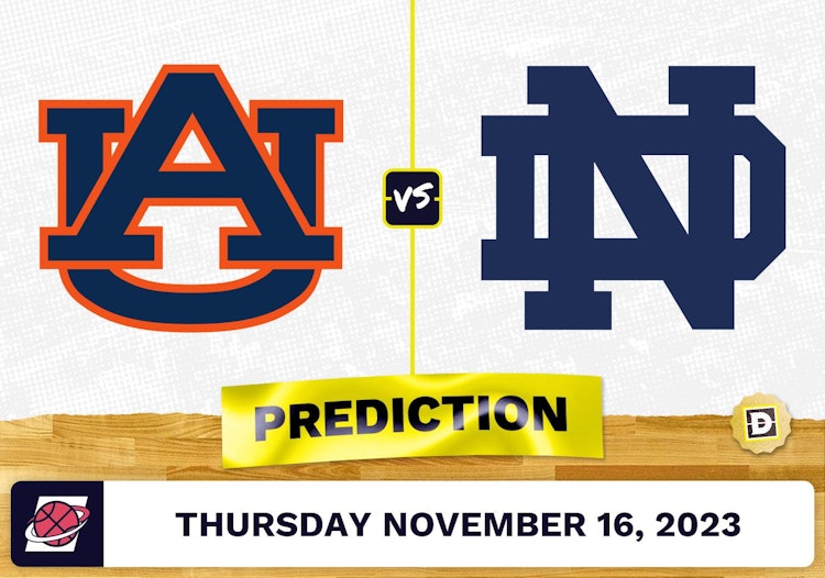 Auburn vs. Notre Dame Basketball Prediction - November 16, 2023