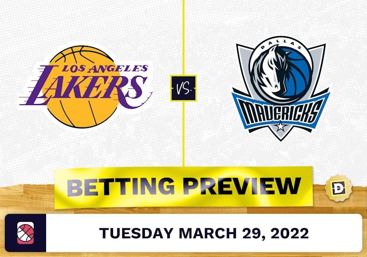 Lakers vs. Mavericks Predictions and Odds - Mar 29, 2022