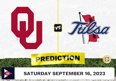 Oklahoma vs. Tulsa CFB Prediction and Odds - September 16, 2023