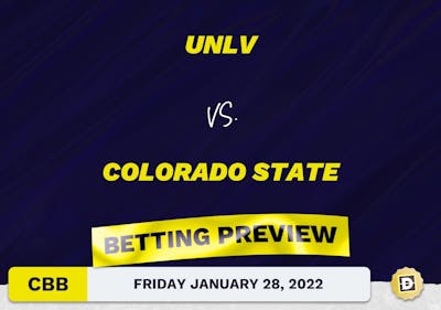 UNLV vs. Colorado State CBB Predictions and Odds - Jan 28, 2022