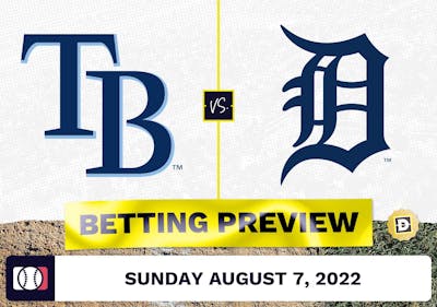 Rays vs. Tigers Prediction and Odds - Aug 7, 2022