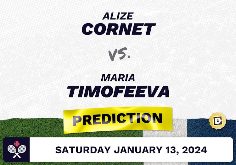 Alize Cornet vs. Maria Timofeeva Prediction, Odds, Picks Australian Open 2024