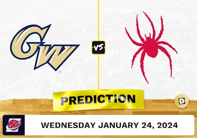 George Washington vs. Richmond Prediction, Odds, College Basketball Picks [1/24/2024]