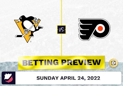 Penguins vs. Flyers Prediction and Odds - Apr 24, 2022
