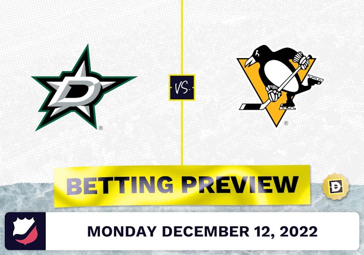 Stars vs. Penguins Prediction and Odds - Dec 12, 2022