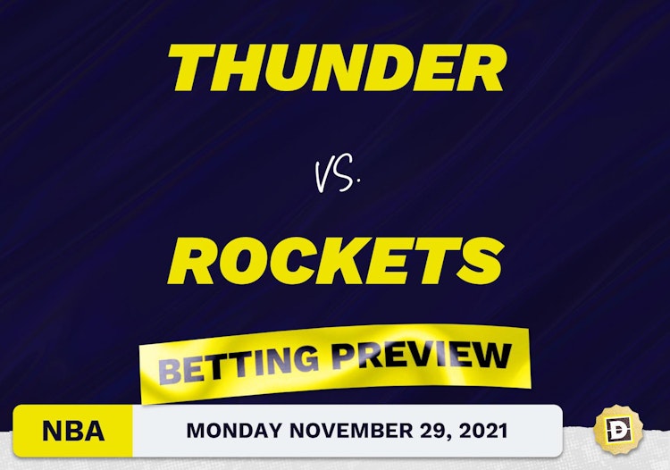 Thunder vs. Rockets Predictions and Odds - Nov 29, 2021