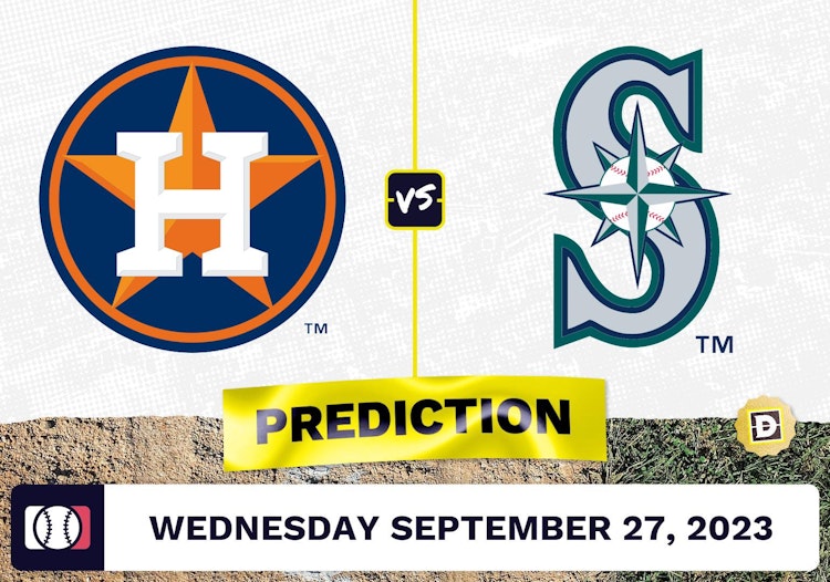 Astros vs. Mariners Prediction for MLB Wednesday [9/27/2023]