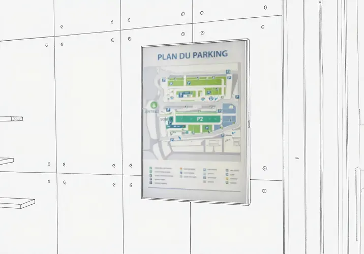 Support affiche pas cher pour communication visuelle