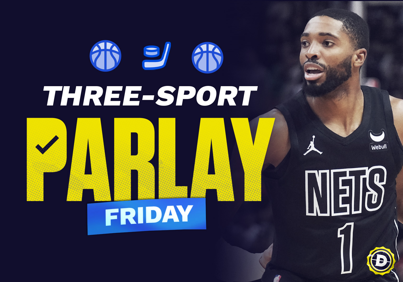 Best Parlay Today: NBA, NHL, and CBB Betting Picks to Parlay on Friday