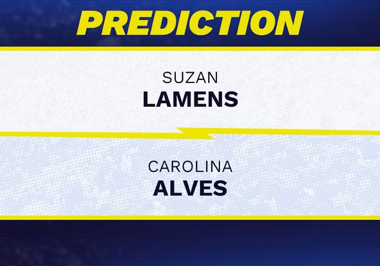 Suzan Lamens takes on Carolina Alves in WTA Sao Paulo action.