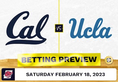 California vs. UCLA CBB Prediction and Odds - Feb 18, 2023