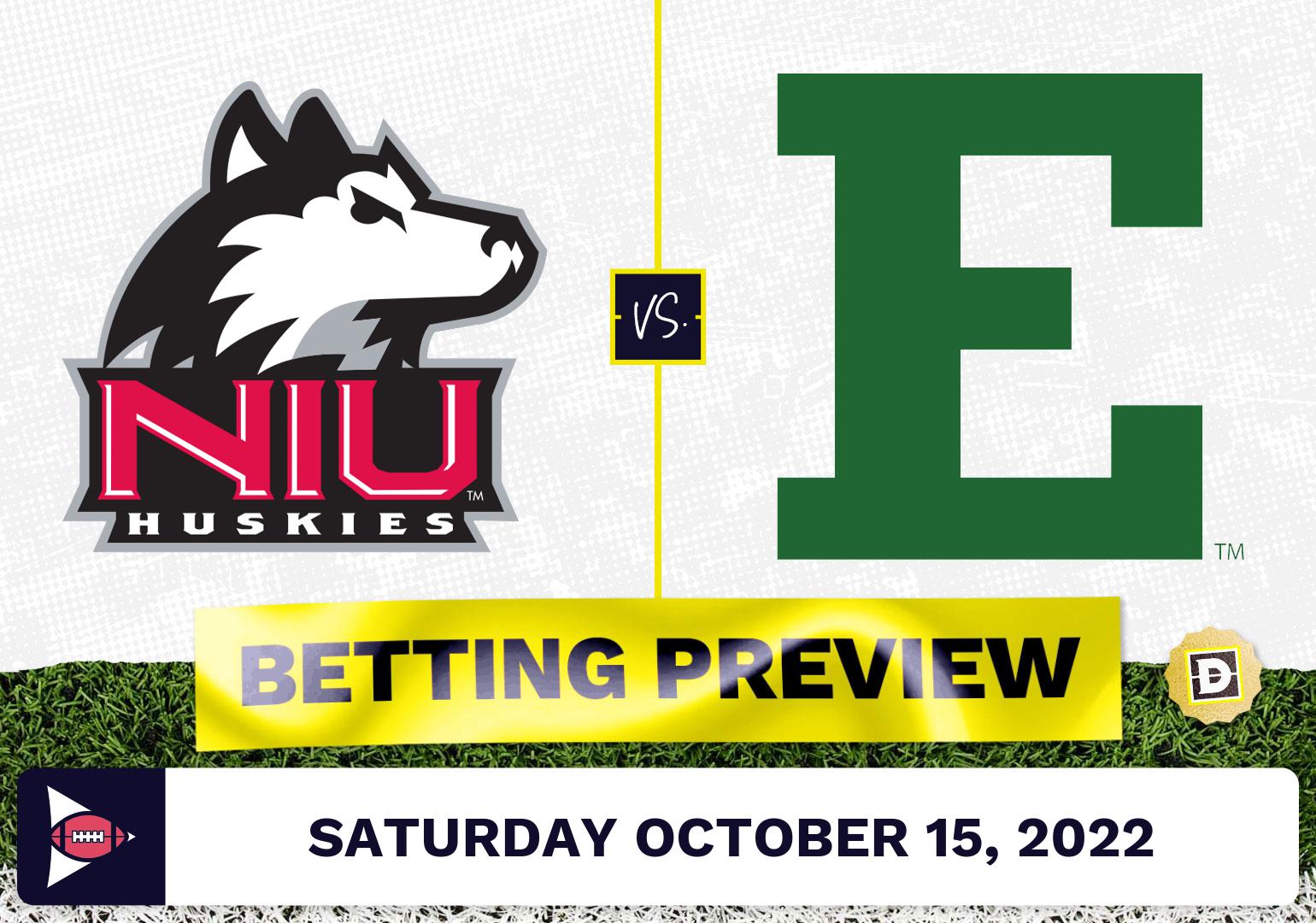 Northern Illinois vs. Eastern Michigan CFB Prediction and Odds - Oct 15, 2022