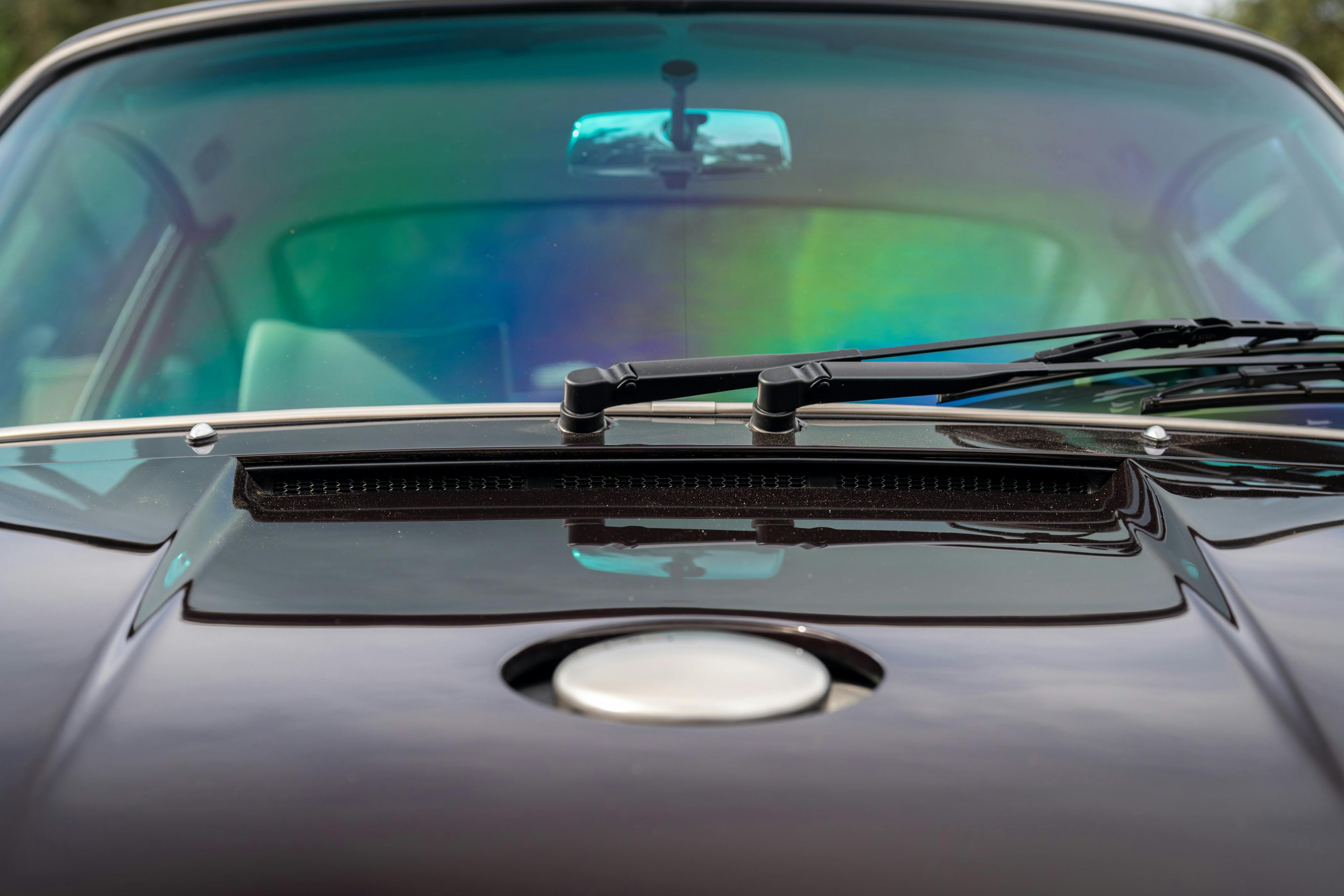 1990 Singer Porsche 911 Carrera 2 "Austin" commission in Aubergine Metallic shot in Austin, TX for a Bring a Trailer auction.