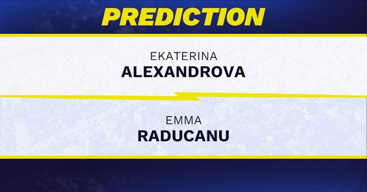 Ekaterina Alexandrova vs Emma Raducanu Tennis Prediction.