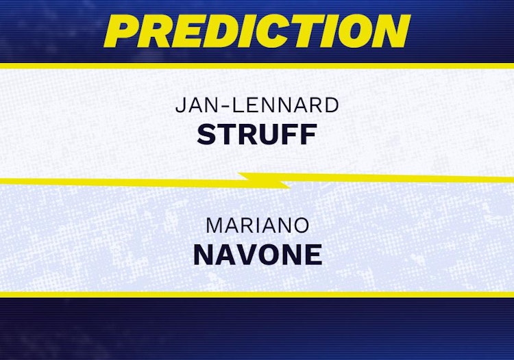 Jan-Lennard Struff vs Mariano Navone Tennis Prediction.