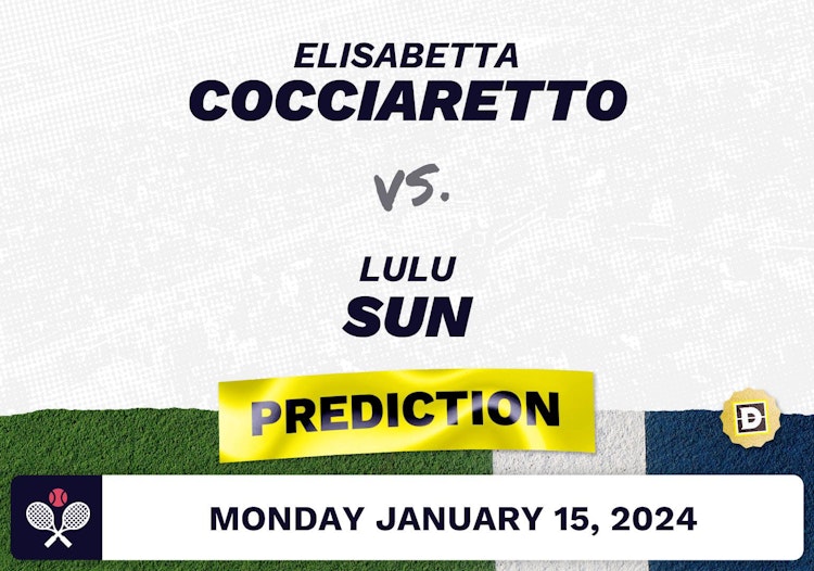 Elisabetta Cocciaretto vs. Lulu Sun Prediction, Odds, Picks Australian Open 2024