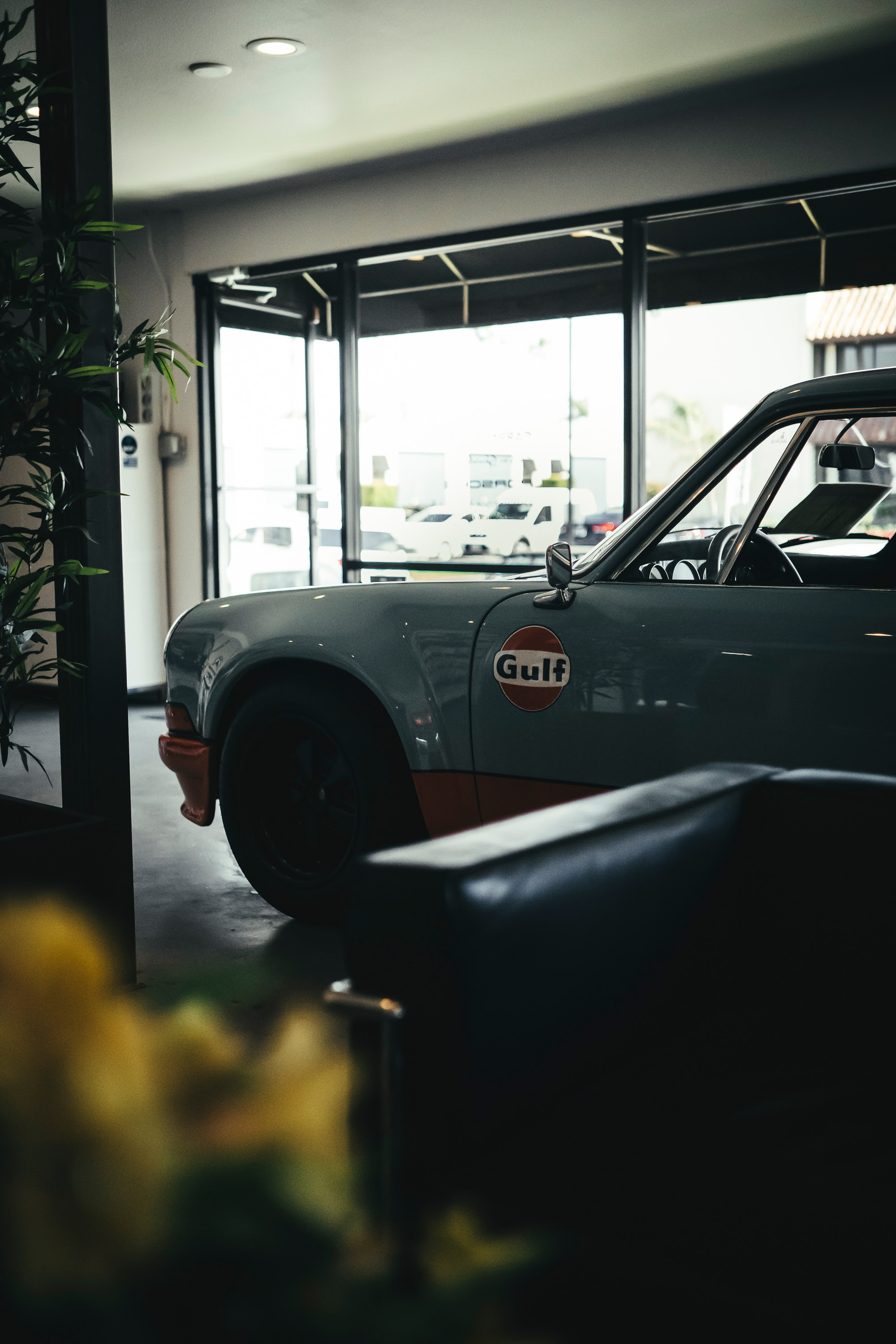 A custom build Gulf livery 911 hotrod at CarParc USA.