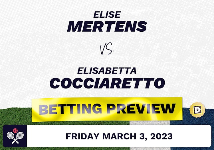 Elise Mertens vs. Elisabetta Cocciaretto Predictions - Mar 3, 2023