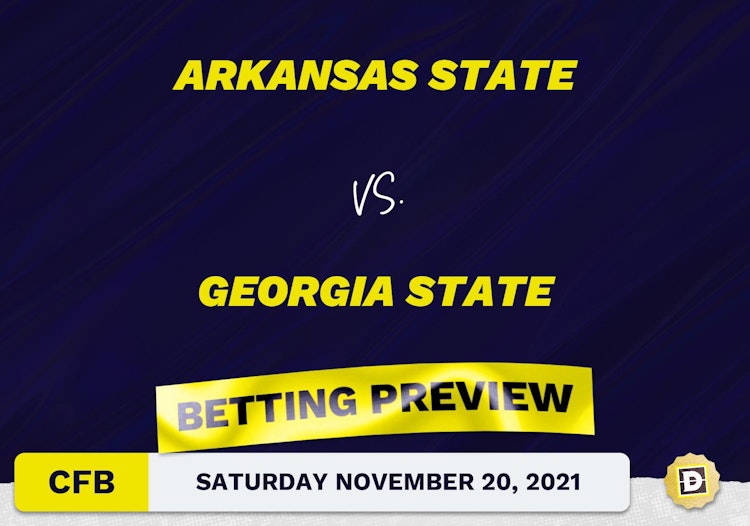 Arkansas State vs. Georgia State CFB Predictions and Odds - Nov 20, 2021