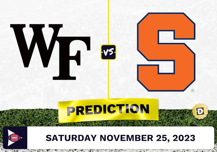 Wake Forest vs. Syracuse CFB Prediction and Odds - November 25, 2023