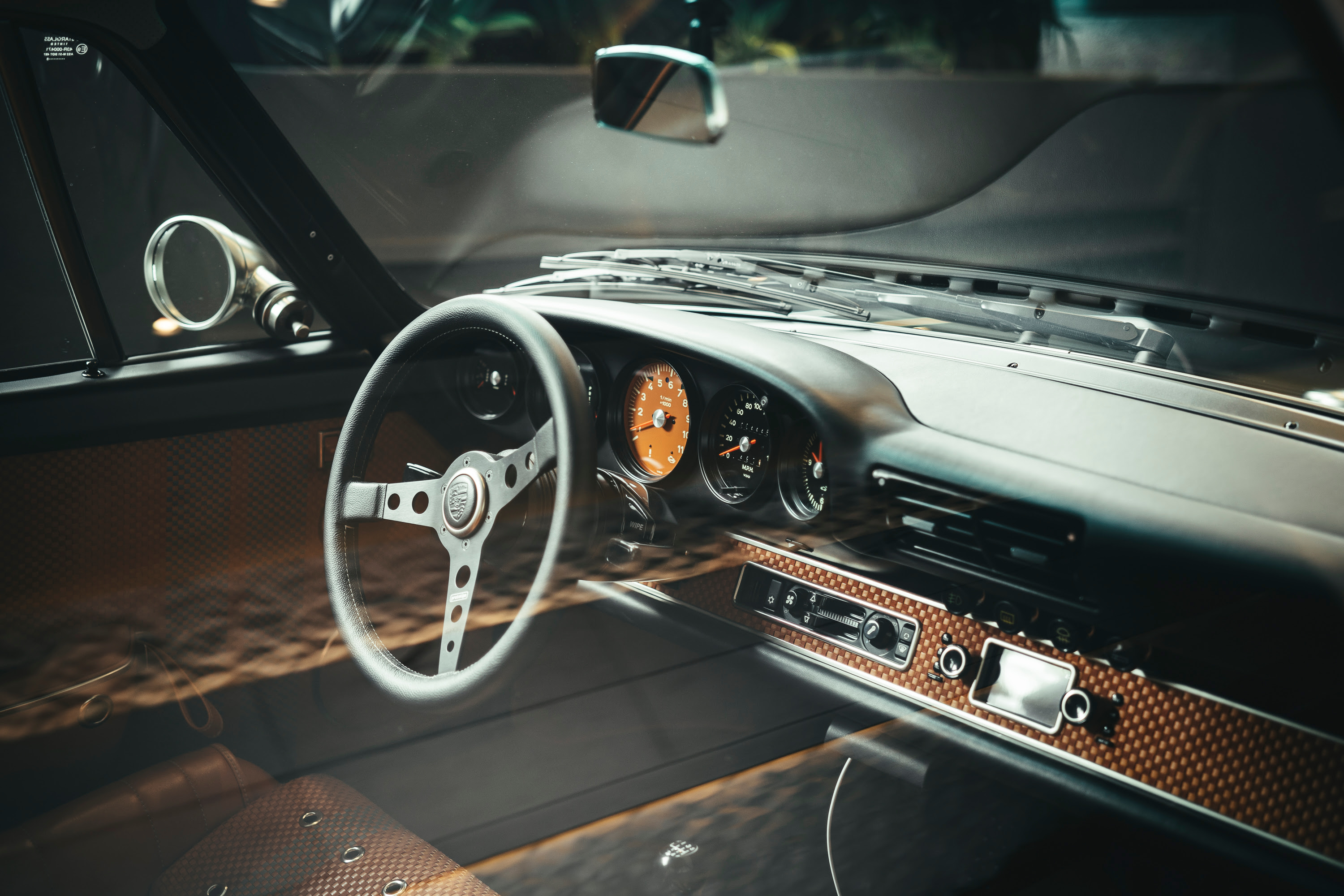 The interior of a Singer 911.