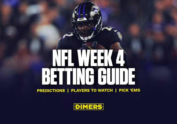 NFL betting guide for Week 4 picks and props.