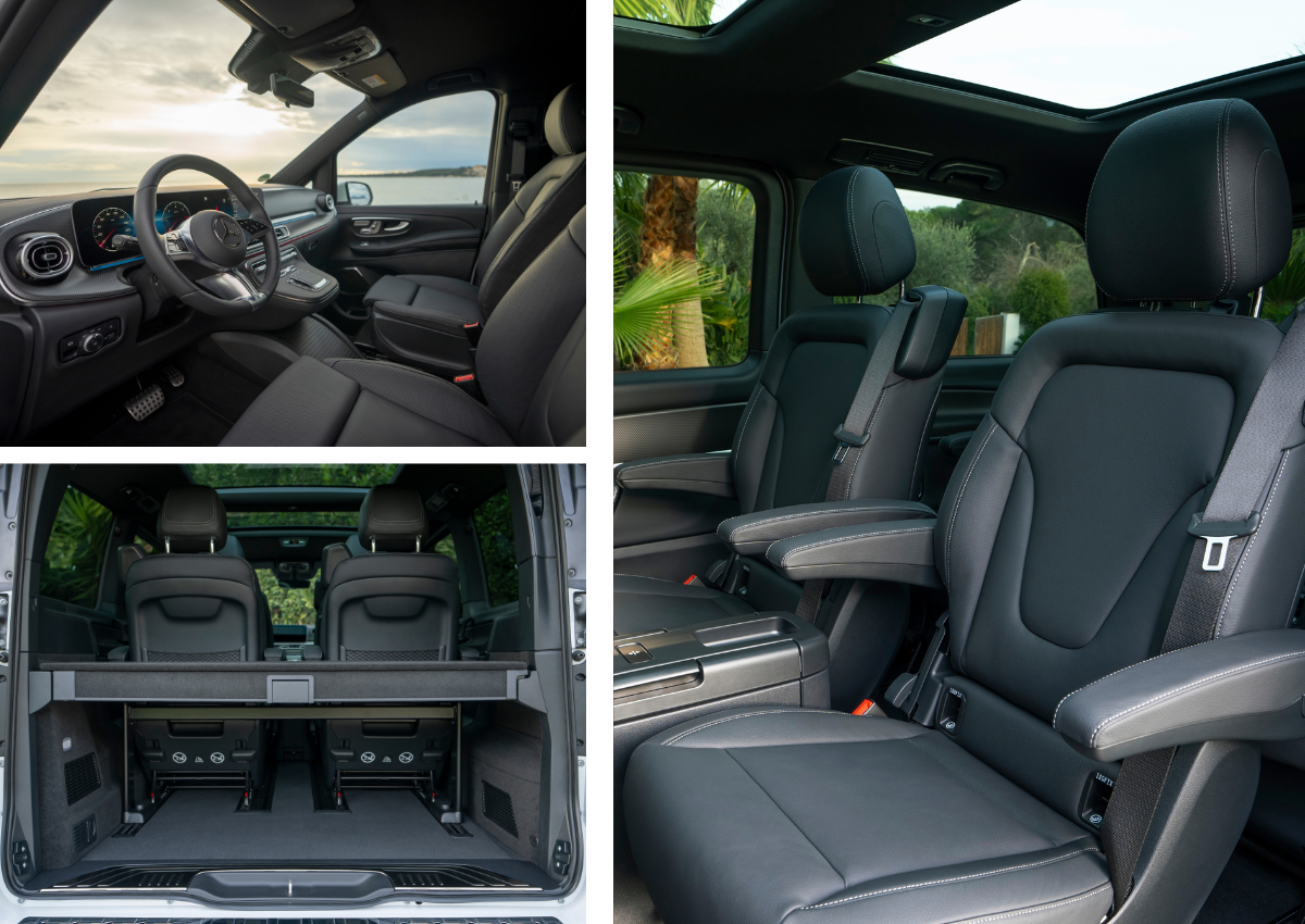 Das Interior der Mercedes Benz V-Klasse