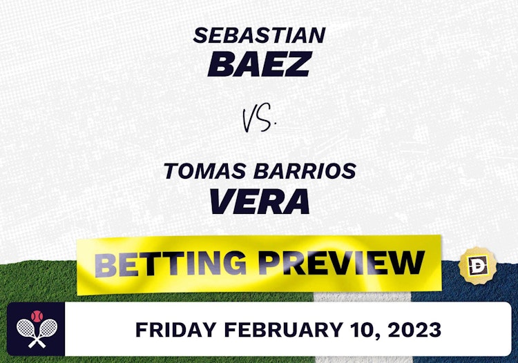 Sebastian Baez vs. Tomas Barrios Vera Predictions - Feb 10, 2023