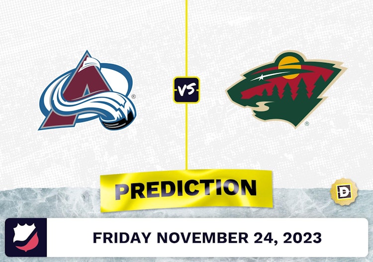 Avalanche vs. Wild Prediction and Odds - November 24, 2023