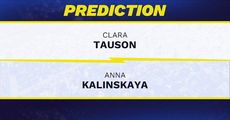 Clara Tauson vs Anna Kalinskaya Tennis Prediction.