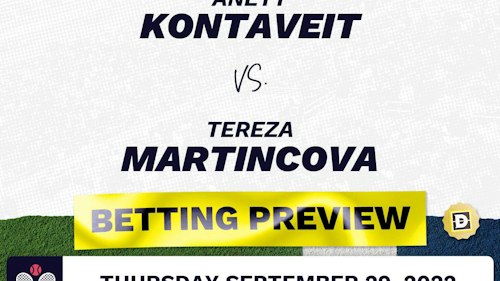 Anett Kontaveit vs. Tereza Martincova Predictions - Sep 29, 2022