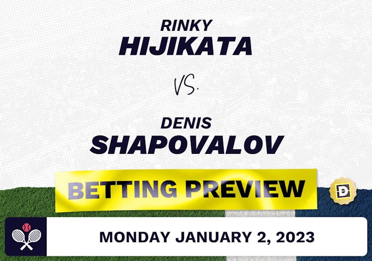 Rinky Hijikata vs. Denis Shapovalov Predictions - Jan 3, 2023