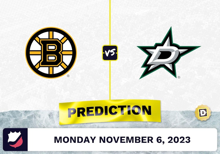 Bruins vs. Stars Prediction and Odds November 6, 2023