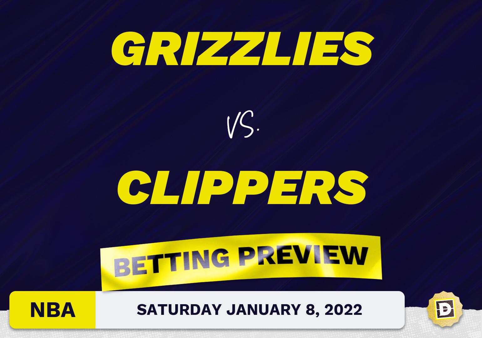 Grizzlies vs. Clippers Predictions and Odds - Jan 8, 2022
