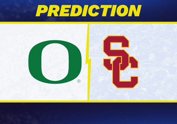 Oregon takes on Southern California in College Football action.
