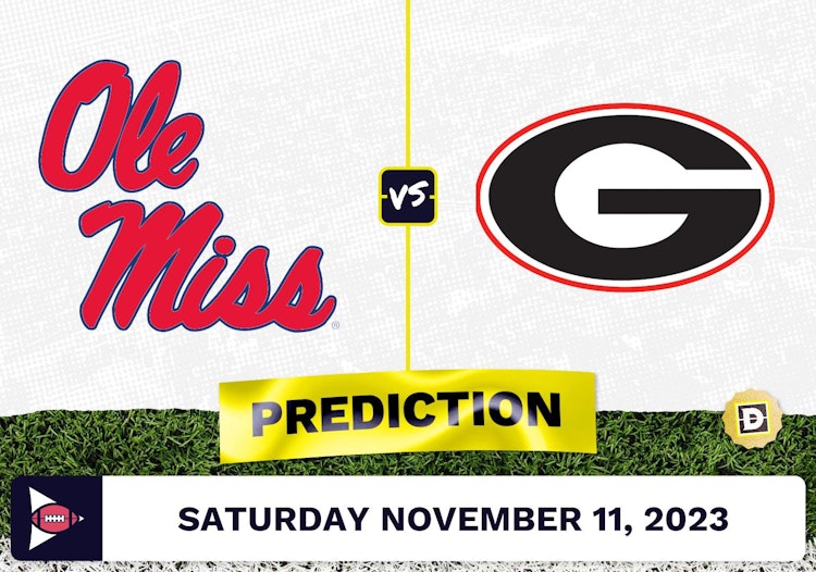 Mississippi vs. Georgia CFB Prediction and Odds - November 11, 2023