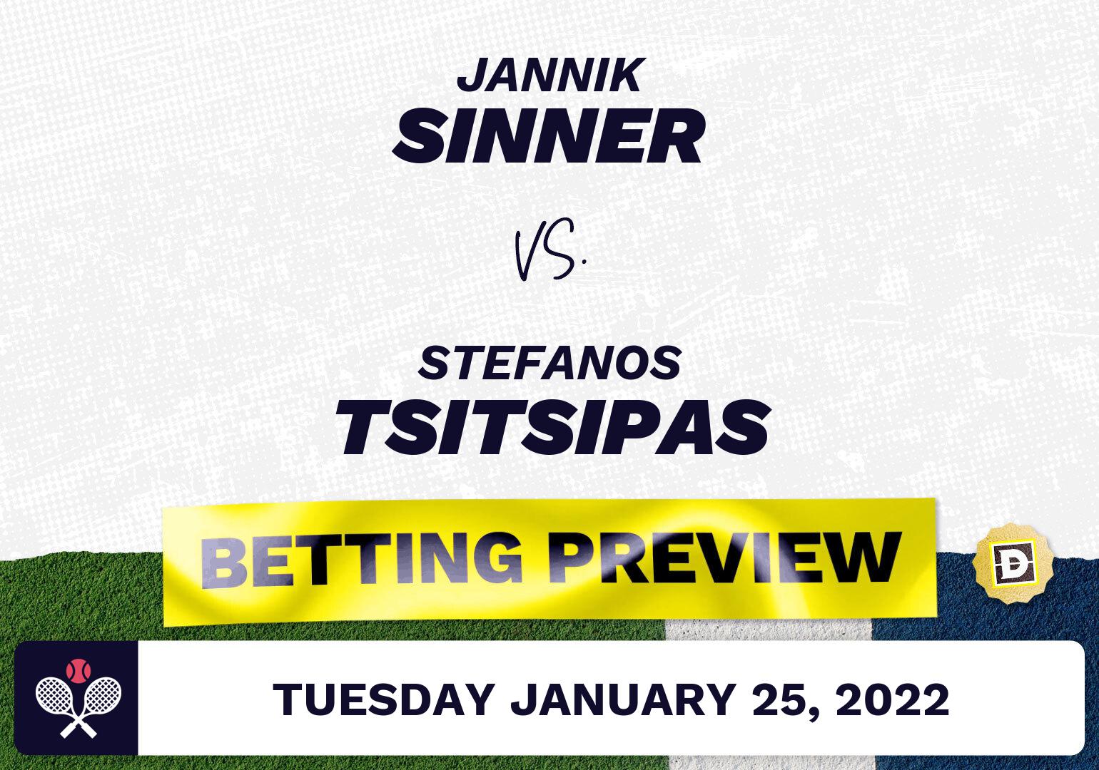 Jannik Sinner vs. Stefanos Tsitsipas Predictions - Jan 26, 2022