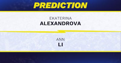 Ekaterina Alexandrova vs. Ann Li Prediction, Odds, Picks for WTA Charleston Open 2025