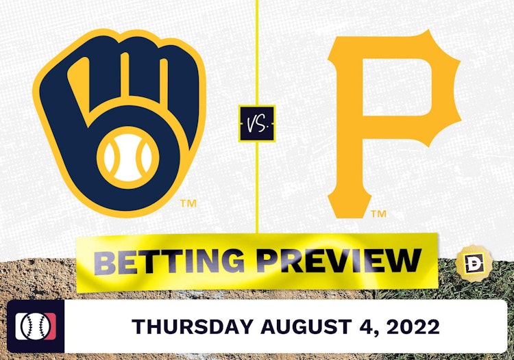 Brewers vs. Pirates Prediction and Odds - Aug 4, 2022