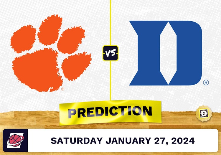 Clemson vs. Duke Prediction, Odds, College Basketball Picks [1/27/2024]