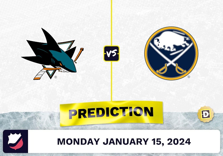 San Jose Sharks vs. Buffalo Sabres Prediction, Odds, NHL Picks [1/15/2024]