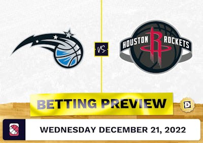 Magic vs. Rockets Prediction and Odds - Dec 21, 2022