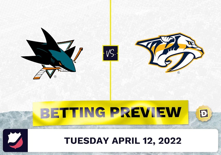 Sharks vs. Predators Prediction and Odds - Apr 12, 2022