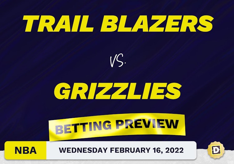 Trail Blazers vs. Grizzlies Predictions and Odds - Feb 16, 2022